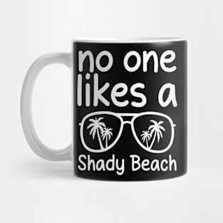 No One Like A Shady Beach, Summer Traveling Surfing Mug